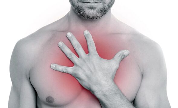 Brustschmerzen bei thorakaler Osteochondrose